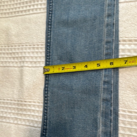 Blue Skinny Jeans with Contrast Stitching - Picture 5 of 7